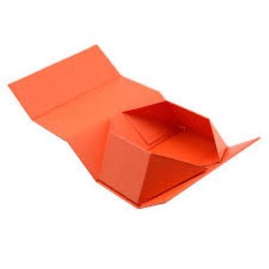 Rectangular Custom Printed Luxury Flat Pack Folding Foladable Rigid Paper Gift Box With Ribbon