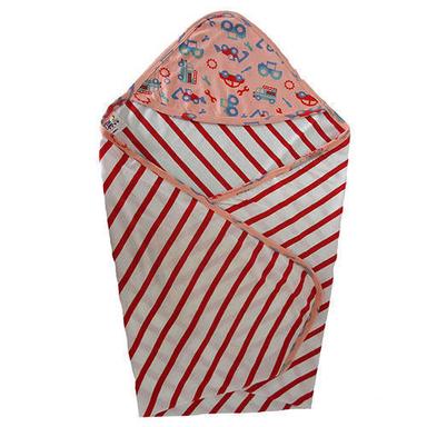 Spot Welder Cute Colorful Patterns Pure Soft Touch Cotton Printed Red Color Baby Towels, Perfect Gift For Toddlers