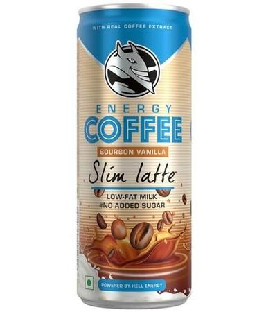 Hell Low Fat Milk, No Added Sugar Slim Latte Energy Coffee Drink  Caffeine (%): 62 Percentage ( % )