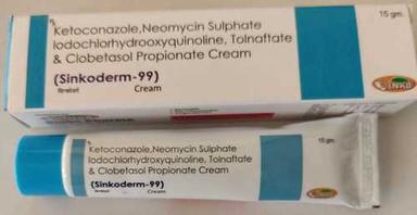 Sinkoderm-99 Ketoconazole, Neomycin Sulphate Lodochlorhydrooxyquinoline, Tolnaftate And Clobetasol Propionate Cream, 15 Grams Cream