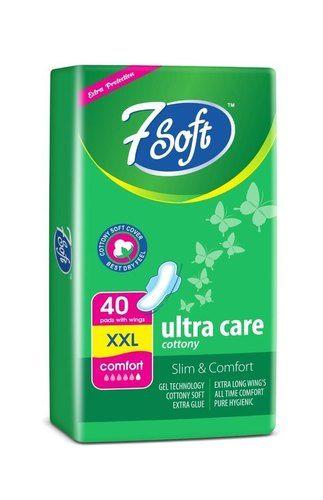 Slim And Comfort Soft Ultra Care Cottony Xxl Sanitary Pad With Gel Technology & 40 Pads With Wings Age Group: Adults