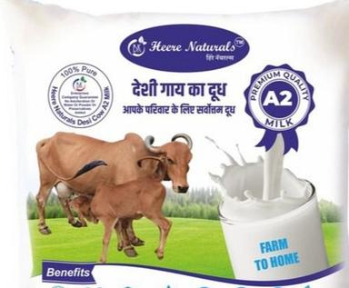 100% Natural And Fresh Premium Quality Full Cream A2 Cow Milk With 10 Gram Fat Age Group: Children