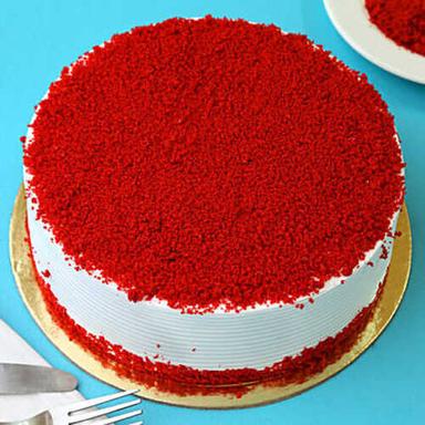 लाल और सफेद रंग जन्मदिन की पार्टी के लिए 100% अंडे रहित लाल मखमली ताज़ा क्रीम केक, वर्षगांठ वसा में शामिल हैं (%): 14 प्रतिशत (%) 