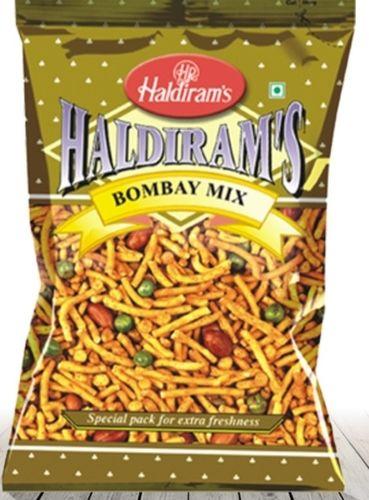 Spicy And Salty Indian Snacks Haldirams Crispy Bombay Mixed Namkeen Carbohydrate: 6 % Percentage ( % )