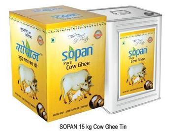Adulteration Free 100% Pure Cow Ghee, 15 Kg Tin Canister With 14% Fat Age Group: Adults