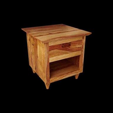 Brown Attractive Design Hard Wooden Side Table For Home And Hotel