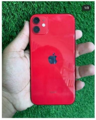 Color Red Apple Iphone11 With Ios 64Gb Rom Internal Storage & Dual-Core A13 Chip Design: Bar