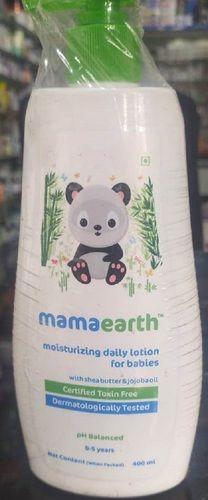 White Easy To Apply Skin Friendly Mama Earth Moisturizing Daily Lotion For Babies