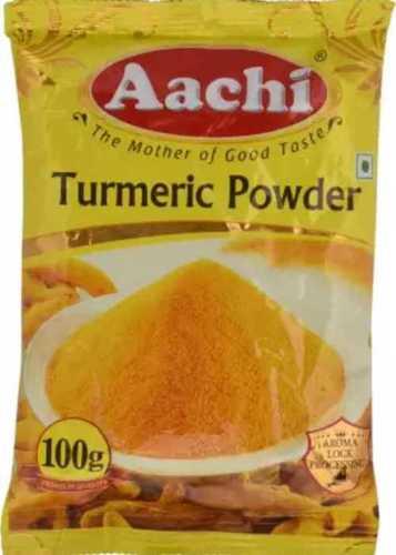 Yellow High Nutritional Value Antioxidant Anti Inflammatory Properties Aachi Turmeric Powder (100 Gm Packets)