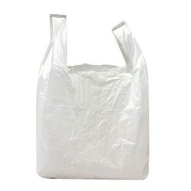 Biodegradable And Eco-Friendly Water-Proof White Polythene Carry Bags For Grocery Size: Standard