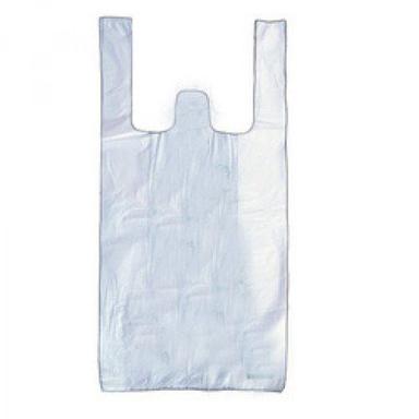 Disposable Good Quality, Easy To Carry, White Hdpe W Cut Carry Bag For Packaging, Shopping
