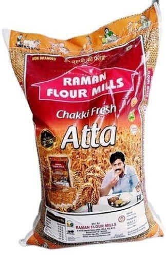 Rich Taste 100 Percent Pure Raman Flour Mills Whole Wheat Chakki Fresh Atta Additives: No
