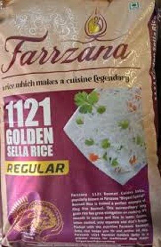 100% Pure And Organic Fresh 1121 Golden Sella Long Grain Basmati Rice Admixture (%): 5%.