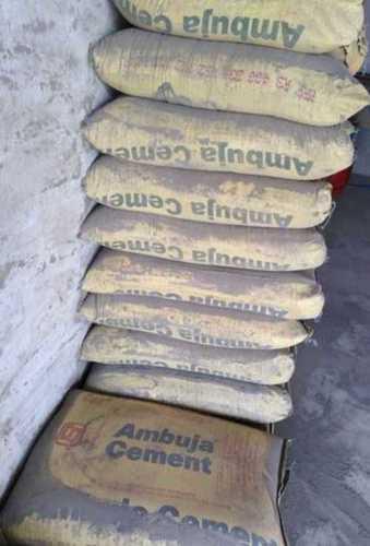 Highly Durable Super-Grade Ambuja Grey Cement For Construction, 50Kg Bag Pack Compressive Strength: 355 Newtons Per Millimetre Squared (N/Mm2)