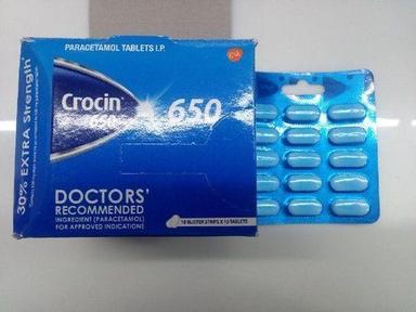 Crocin 650 Mg Paracetamol Tablets General Medicines