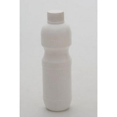 Durable and Light Weight Designer Flip Top Cap Round White HDPE Plastic Bottle 