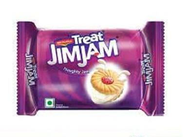 Fresh And Crispy Brittanie Treat Jimjam Biscuit Naughty Jam With Excellent Teste Fat Content (%): 5 Percentage ( % )