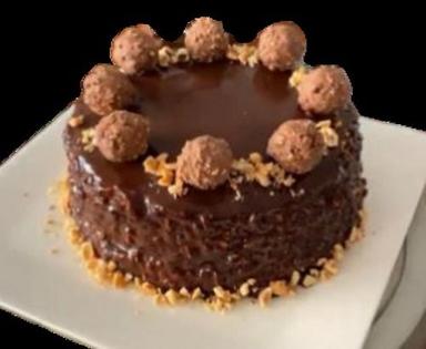 100% Fresh And Eggless Chocolate Cake With Ferrero Rocher Topping For Birthday, Anniversary Fat Contains (%): 24 Percentage ( % )