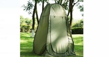 Heat Resistance And Water Proof Green Color Olive Polyester Toilet Tent Used For Camping Capacity: 1-2 Person Kg/Hr