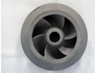 Round Stainless Steel Submersible Impeller Grey Color Anti Corrosive Ss 410 For Industrial Use