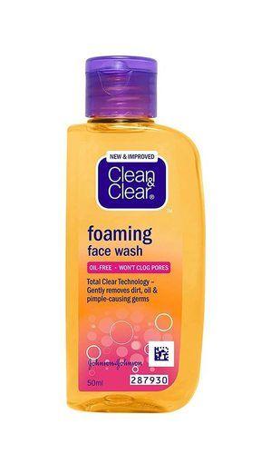 Womens Skin Refreshing No Harsh Chemicals Clean And Clear Foaming Face Wash Best For: Daily Use