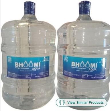 Stocked 100 Percent High Quality Bhoomi Transparent Mineral Water Bottels Capacity 20 Liter
