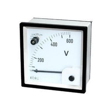 White And Black Industrial Three Phase Abs Body Sr72 Analog Meter