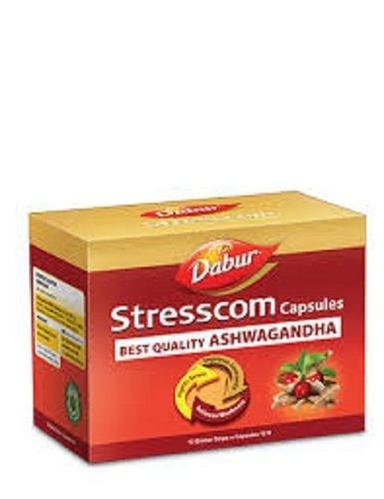 100% Herbal Supplement Daber Stresscom Ayurvedic Capsules Best Quality Ashwagandha Cool And Dry Place