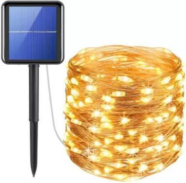 Christmas Tree Home Party Outdoor Decorative Solar Light Set Cable Length: 90 Inch (In)