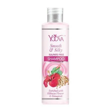 White Unisex Sulfate-Free Yoova 100% Herbal Shampoo For Silky And Smooth Anti-Hair Fall Hair