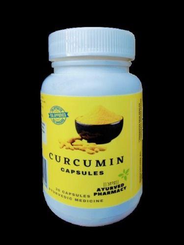 Ayurvedic And Natural Herbal Curcumin Capsules, 30 Capsules Pack Age Group: Suitable For All