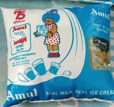 Amul Taaza Milk Packs With 1 Days Shelf Life And Rich In Fats, Calcium & Protein Age Group: Baby