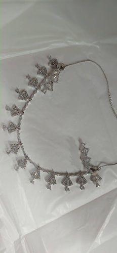 Ladies Party Wear Lightweighted Silver Traditional Artificial Necklace Sets Gender: Women