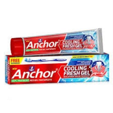 Total Whole Mouth Health, Antibacterial And Cooling Fresh Gel Anchor White Toothpaste  Soft