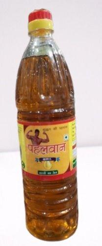Common 1 Liter Bottle Pack Kachi Ghani Mustard Oil Used For Cooking