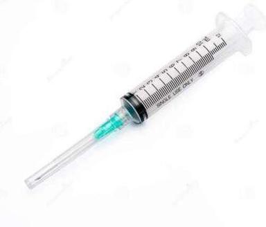 10 Ml White Color Plastic Material Slip-Tip Disposable Syringes With Needles Used For Hospitals Grade: Medical Grade