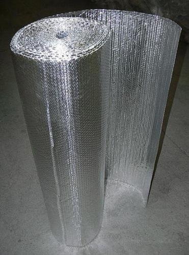 Aluminum Foil Insulation Sheet With 2.98 M2 C/W R Value, 20 Kg Roll Weight & 1.25 M X60 M Roll Size