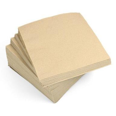 Disposable Lightweight And Handmade White Cotton Brown Biodegradable Napkins For Multipurpose Use