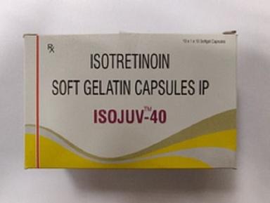 आइसोट्रेटिनॉइन सॉफ्ट जिलेटिन कैप्सूल Ip Isojuv-40 टैबलेट 10 X 10 कैप्सूल कूल एंड ड्राई प्लेस 