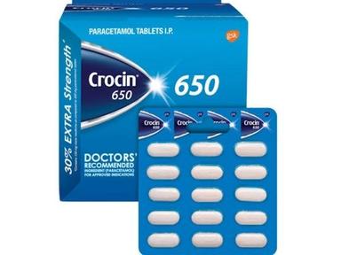 Crocin 650 Mg Paracetamol Tablets Ip General Medicines