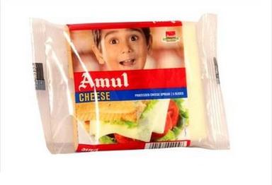 White 100 Percent Fresh Cows Milk And Good Quality Amul Cheese Slices Rich In Protein 