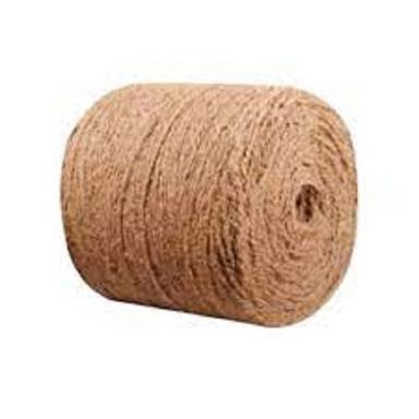 Eco-Friendly Eco Friendly Strong Brown Coconut Shell 2 Ply Coir Yarn Rope Roll (3 Mm) For Packaging