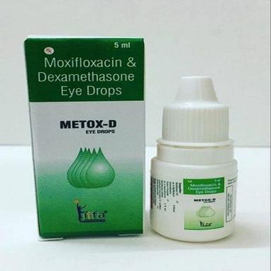 Moxifloxacin And Dexamethasone Metox D Eye Drops (5 Ml) For Treat Bacterial Eye Infections Age Group: Infants
