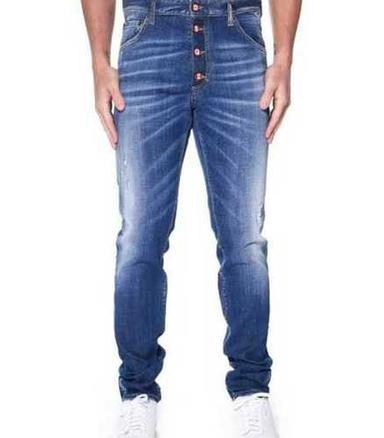 Men'S Comfortable To Wear Blue Slim Fit Stretchable Regular Wear Jeans Gender: Boys
