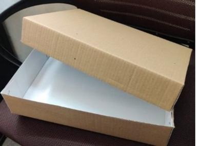 Square 100% Eco Friendly Brown Color Rectangular Paper Corrugated Packaging Box