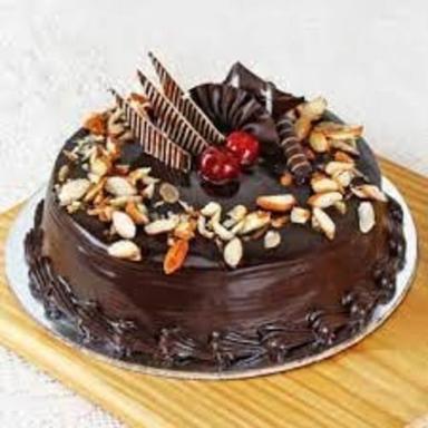 100 Percent Fresh Quality And Eggless Delicious Chocolate Almond Cake 1Kg  Fat Contains (%): 24 Percentage ( % )