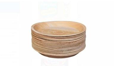 Paper Eco Friendly Brown Disposable Wooden Plates For Parties And Birthdays Use