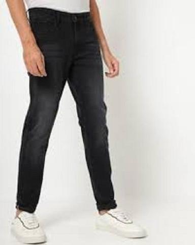 Pure Cotton Black Fancy Jeans For Men High Quality And Luxury Designer Fabric Weight: 300 Grams (G)