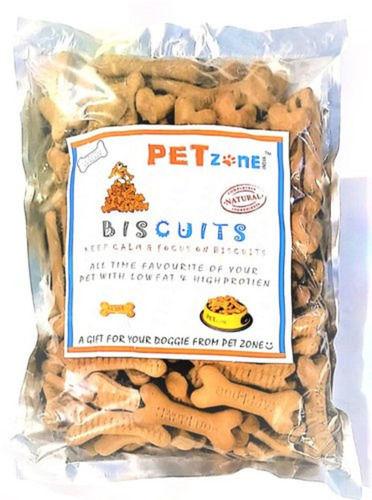 Brown 1 Kg Pack Natural High Protein Pet Dog Biscuits With Low Fat