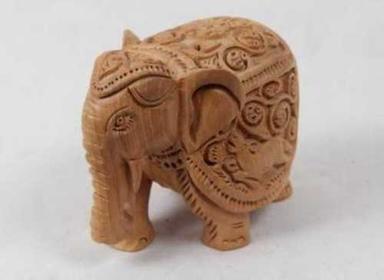  सैंडिंग सतह के साथ प्राकृतिक रंग में पॉलिश किए गए प्राकृतिक लकड़ी के हाथी हस्तशिल्प 